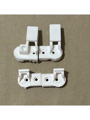 Özgürce Beyaz Duşakabin Tekerleği 4'lü Takım Vidasız, Kolay Montaj