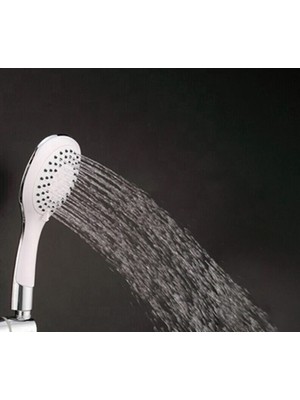 Özgürce Çok Fonksiyonlu Beyaz El Duş Başlığı, Pratik ve Şık Tasarım