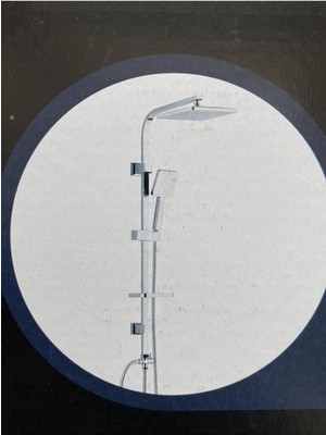 Özgürce Modern Kare Tepe Duş Seti, Şık ve Kullanışlı Tasarım, Kolay Kurulum