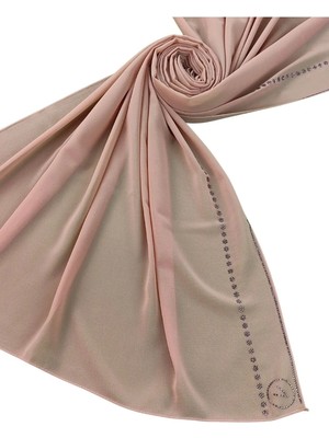 Mısırlı Eşarpları Krep Abiye Taşlı Şal