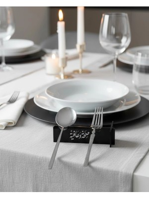 Mey İthalat Mey Ithalat® 3D Özel Baskı 6’lı Kaşık Çatal Servis Standı Masa Üstü Düzenleyici