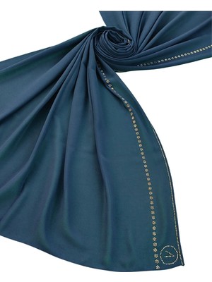 Mısırlı Eşarpları Krep Abiye Taşlı Şal