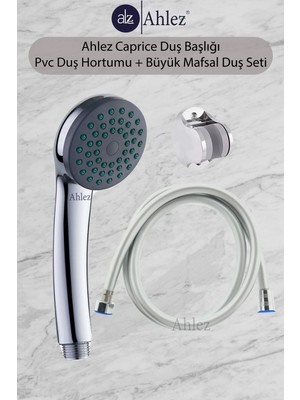 Özgürce Prenses Duş Seti, Pvc Hortum, Büyük Mafsal, Konforlu Duş Deneyimi