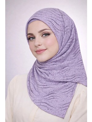 Mim Eşarp ve Şal Enba Mio Jazz (Caz) Desenli Eşarp 100X100 cm