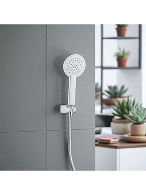 Özgürce Modern Paslanmaz Çelik Duş Seti, Banyo Bataryası Dahil, Şık ve Dayanıklı