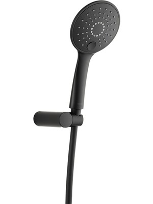 Özgürce Şık ve Kullanışlı Mat Siyah Askılı Duş Seti, Modern Tasarım