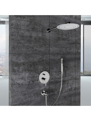 Özgürce Modern Ankastre Duş Seti, Şık Tasarımıyla Banyo Dekorunu Tamamlar