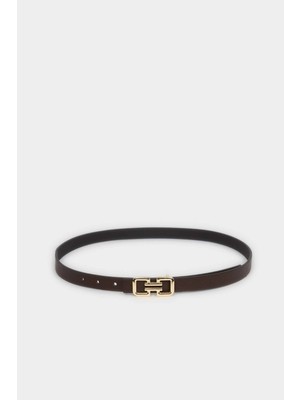 DeFacto Kadın Dikdörtgen Toka Suni Deri Günlük Kemer H5057AXNS