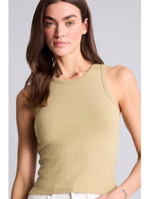 DeFacto Slim Fit Halter Yaka Fitilli Atlet A8859AX26SM