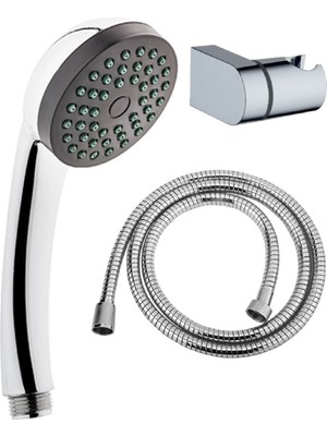 Özgürce Pratik Duş Seti, Başlık, Hortum ve Mafsal ile Konforlu Kullanım