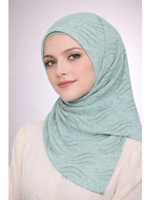 Mim Eşarp ve Şal Enba Mio Jazz (Caz) Desenli Eşarp 100X100 cm