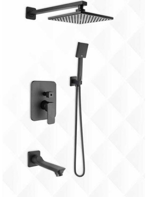 Özgürce 3 Yönlü Ankastre Duş Bataryası Seti, Modern ve Şık Tasarım