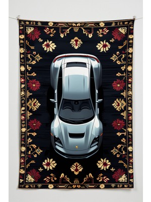 Charmbi Gamer Duvar Örtüsü -  Çok Renkli Anime Temalı Kumaş Oda Dekoru Tapestry