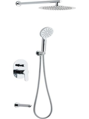 Özgürce Çok Fonksiyonlu Oval Ankastre Duş Sistemi, Şık ve Kullanışlı Tasarım