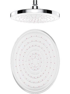 Özgürce Şeffaf Beyaz Tepe Duş Başlığı, Temiz ve Sağlıklı Duş Deneyimi