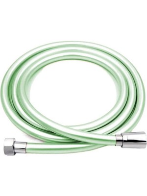 Özgürce Yeşil Paslanmaz Pvc Duş Hortumu 1,5 Metre, Tüm Setlerle Uyumlu