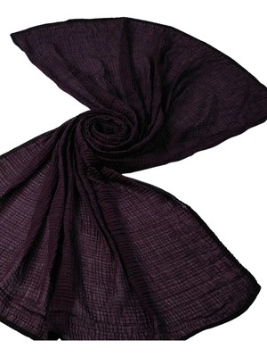 Mim Eşarp ve Şal Biyeli Müslin Düz Renk Şal 90X190CM