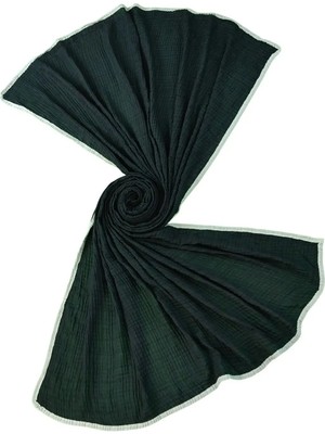 Mim Eşarp ve Şal Biyeli Müslin Düz Renk Şal 90X190CM