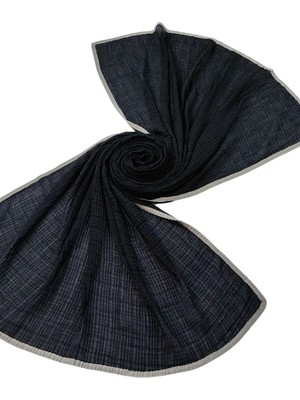 Mim Eşarp ve Şal Biyeli Müslin Düz Renk Şal 90X190CM