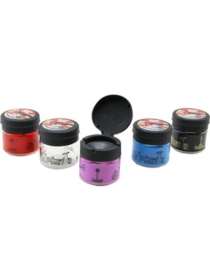 İlk El Grup Karışık Desenli Cam Gövdeli Kapaklı Kokusuz Küllük*24=k Tkç(Itd)