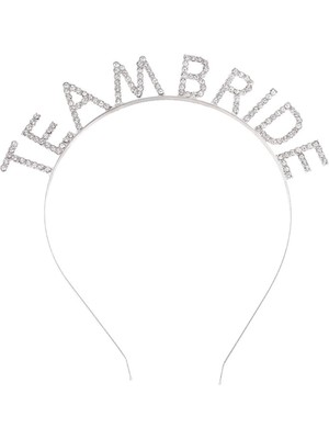 İlk El Grup Gümüş Kaplama Kristal Taşlı Team Bride Taç 16X17 cm Tkç(Itd)