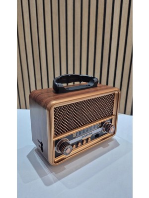 RT-706 Nostajık Bluethoot Solar Enerjili Radyo Müzik Çalar