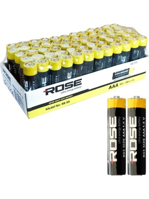Rose Aaa Ince Kalem Pil 60'lı Paket – Uzun Ömürlü Pil