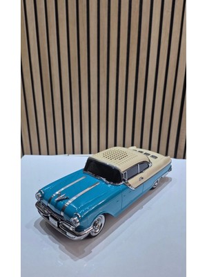 RT-1954 Zümrüt (Emerald) Arabalı Bluetooth Fm-Usb-Tf-Aux Şarjlı Nostaljik Radyo