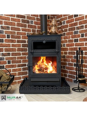 Nur-Ak Soba Fırınlı Lüks Şömine