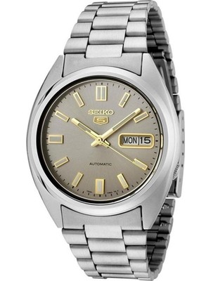 Seiko SNXS75K Erkek Kol Saati Gümüş Çelik Kasa Su Geçirmez Analog Takvimli Modern Tasarım