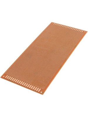 Hatfon Delikli Plaket Bakır Tek Yüzlü 100X220 mm ( Pertinaks )