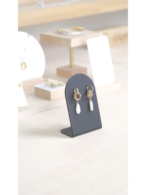 Özgürce Yumi Siyah Mat Küpelik 2'li Takı Organizer ve Düzenleyici