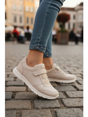 Enoch Kadın Üçlü Cırt Bantlı Konfor Taban Spor Ayakkabı