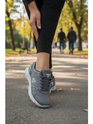 Enoch Kadın Çoklu Havalandırma Kanallı Bağcıklı Spor Ayakkabı