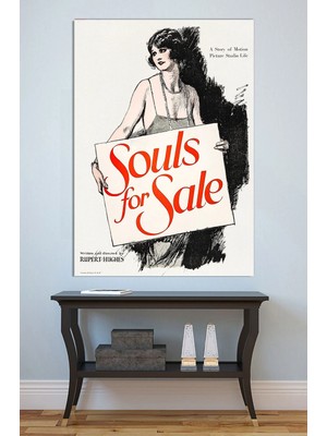 Mushen Studio Souls For Sale Vintage Film Posteri Tablo - Retro Hollywood Sinema Afişi Duvar Sanatı