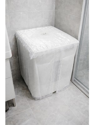 Dilex Çamaşır Makinesi Örtüsü Beyaz