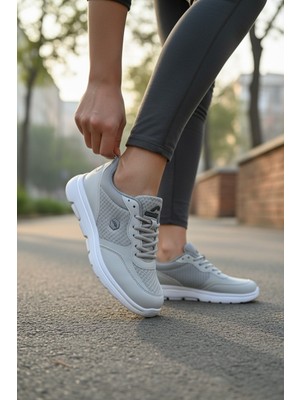 Enoch Kadın Ortopedik Bağcıklı ve Esnek Saya Spor Ayakkabı