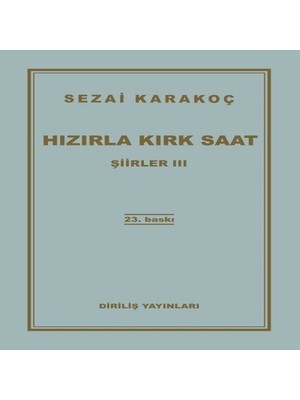 Esranın Dünyası Şiirler 3 - Hızırla Kırk Saat