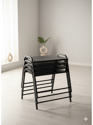 Sofex 4'lü Tepsi Model Modern Sehpa