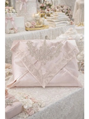 Dilex Bohça Çeyizlik Bohça Gelin Bohçası Damat Bohçası Saten Piliseli Set