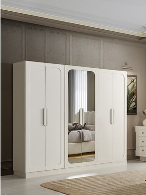 Aydınev Katmandu Mdf 6 Kapılı Dolap