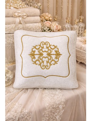 Dilex Gold  Hurç Gelin Bohçası Nişan Bohça Çeyizlik Kadife Maxi Boy