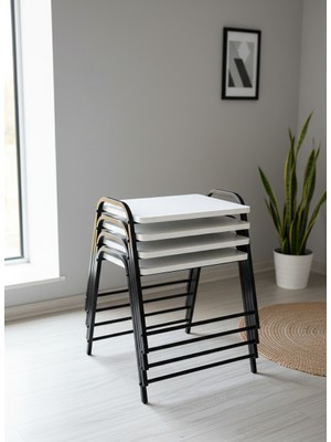 Sofex 4'lü Tepsi Model Modern Sehpa