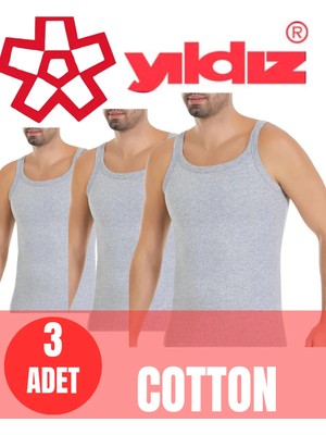 Yıldız 3 Lü Erkek Kaşkorse Ince Askılı Atlet