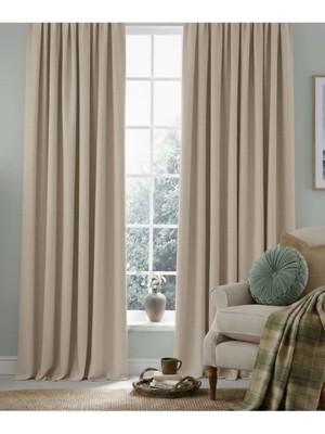 Ns Ehli Tacir Bej Blackout Işık Geçirmez Termal Karartma Güneşlik Perde (En x Boy)