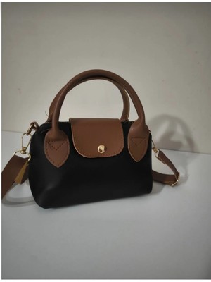 Elsa Kadın Suni Deri Saplı Küçük Boy El ve Omuz Çantası