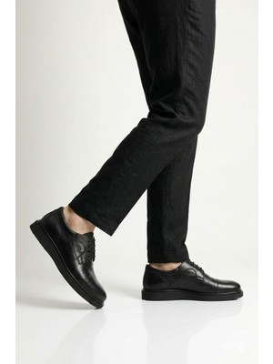 Papuçcity Pasha 03411 Erkek Eva Taban Deri Ayakkabı