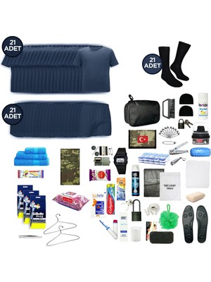 Askerimalzeme.com 21'li Yazlık Her Şey Dahil Havacı Bedelli Asker Seti