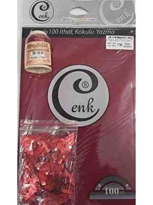 Ayzen Home Cenk 3lü Set 100 Lük Cenk Oyalık Yazma 25GR Baget Oya Pulu ve 20GR Altınbaşak Oya Ipi
