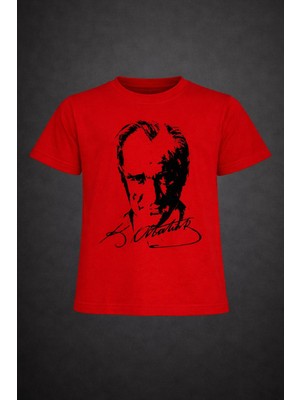 Dıgıl Kids Atatürk Baskılı Çocuk T-Shirt